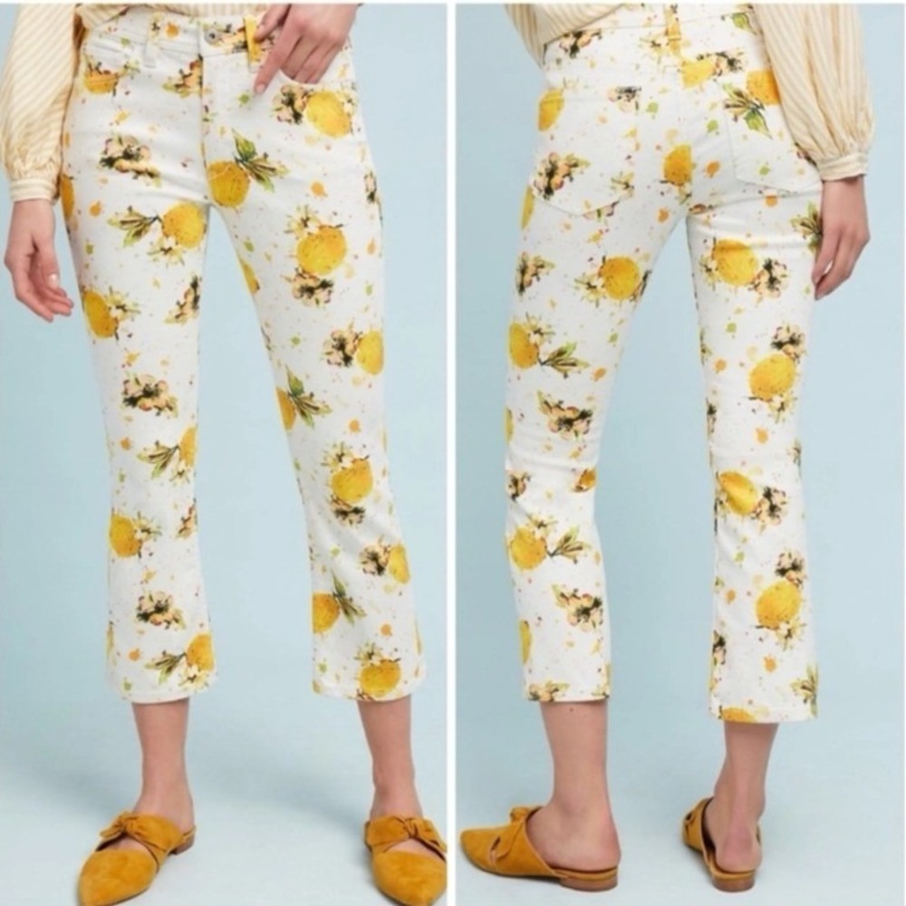 Pilcro Lemon Grove High-Rise Cropped Bootcut Jeans Pilcro - Size 28